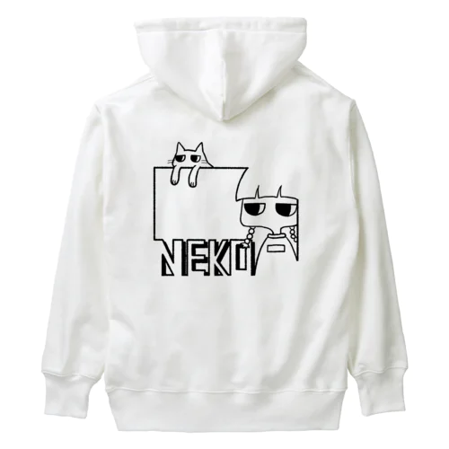 NEKO-Girl Black Heavyweight Hoodie