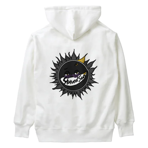 飢えた太陽(黒) Heavyweight Hoodie