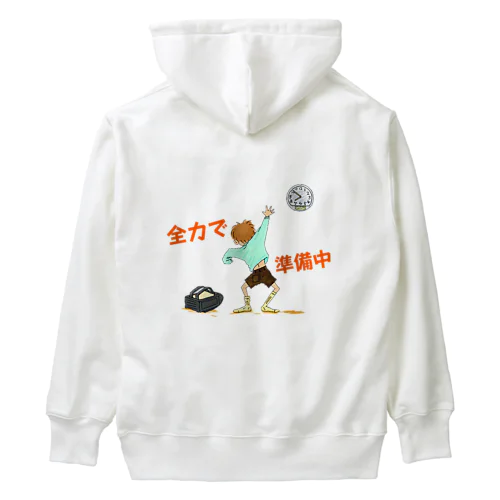 toncoo 文字入り　全力で準備中 Heavyweight Hoodie