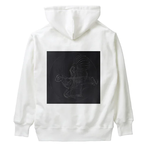 bone rabbit Heavyweight Hoodie