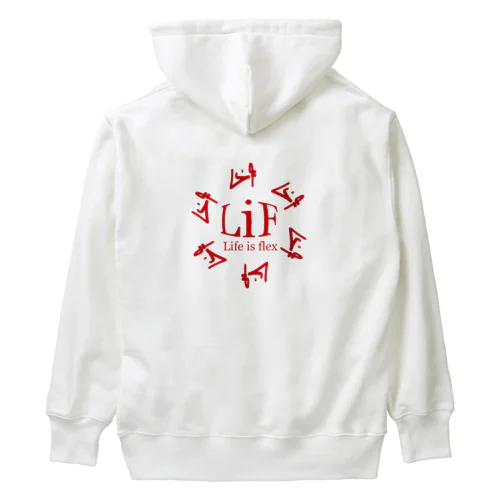 LiF distortion Heavyweight Hoodie