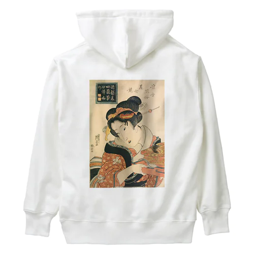 浮世風俗美女競 酒韻美和蘭茶神清如竹 Heavyweight Hoodie