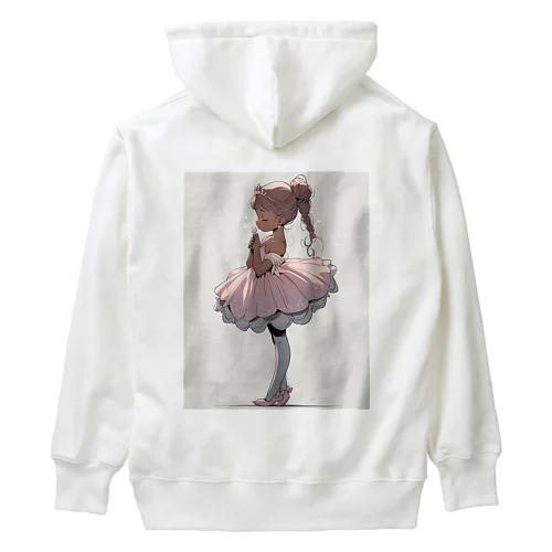 cute ballerina Heavyweight Hoodie