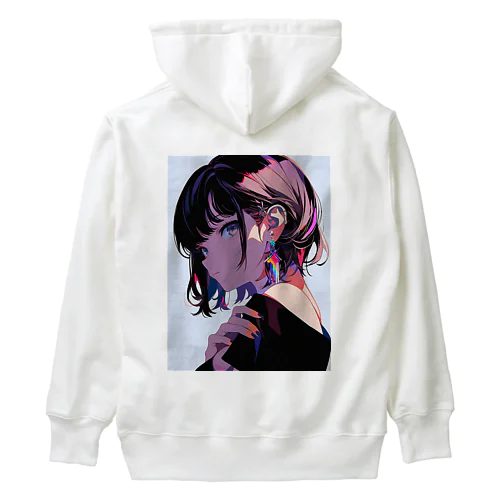 beautiful girl Heavyweight Hoodie