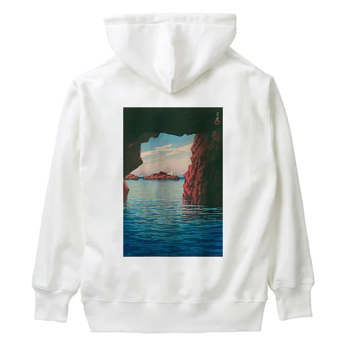 旅みやげ第3集 男鹿半島 蒿雀窟 / Kōjaku cavern at Oga Peninsula  Heavyweight Hoodie