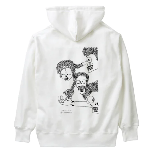 スカル パーマ Heavyweight Hoodie