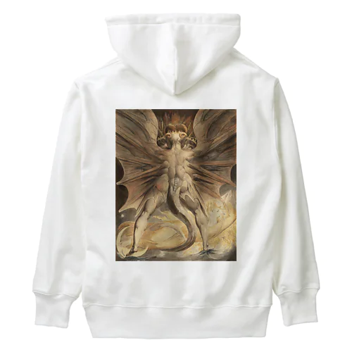 巨大な赤い龍と太陽を着た女 / Great Red Dragon and the Woman Clothed with the Sun Heavyweight Hoodie