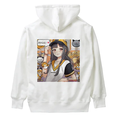 阪神タイガース　優勝　マスコット　トラ娘 Heavyweight Hoodie