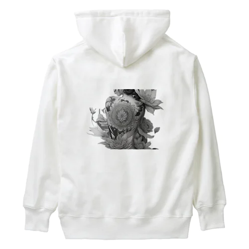 花の入墨 Heavyweight Hoodie