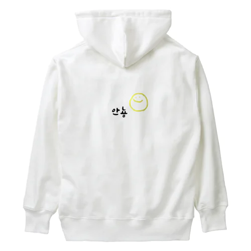 にこにこあんにょーん Heavyweight Hoodie