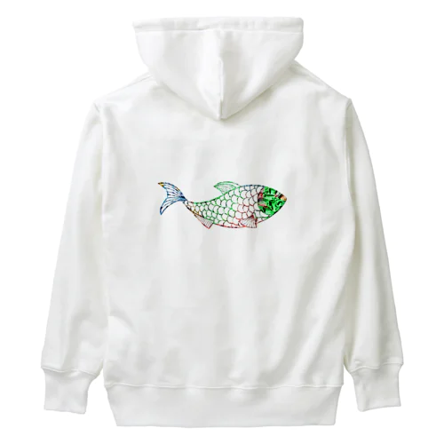 魚　water drop Heavyweight Hoodie