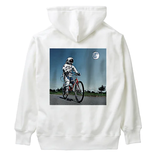 仕事終わりのサイクリング Heavyweight Hoodie