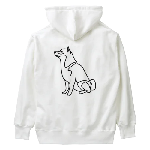 柴犬トレジャーズ　ブラック Heavyweight Hoodie