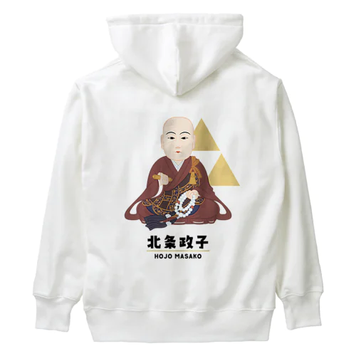 偉人シリーズ_北条政子 Heavyweight Hoodie