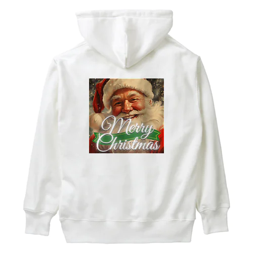 50's 笑うサンタクロースでメリークリスマス Heavyweight Hoodie