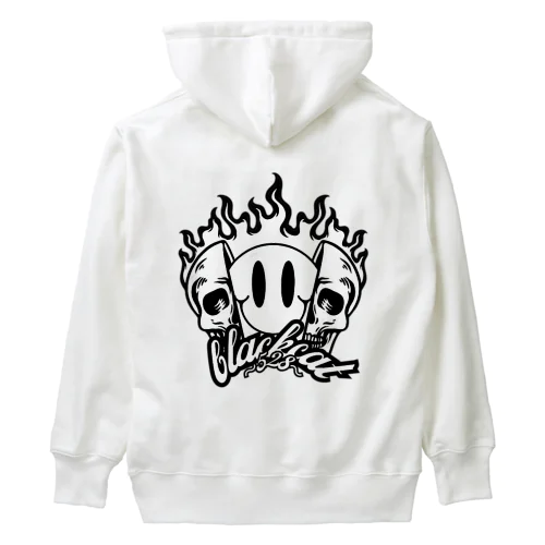 black cat Heavyweight Hoodie