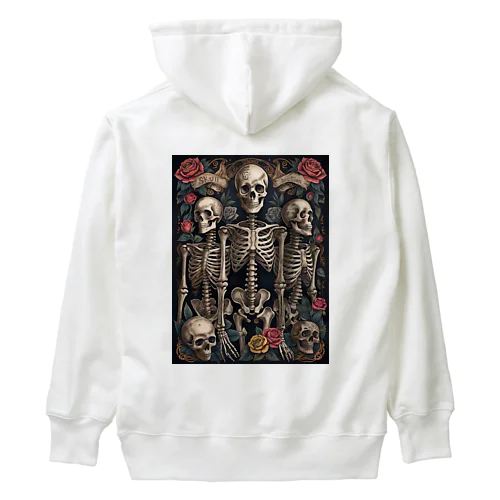 ドクロと薔薇 Heavyweight Hoodie