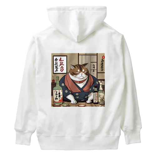 酔いどれ猫　酔雷 Heavyweight Hoodie