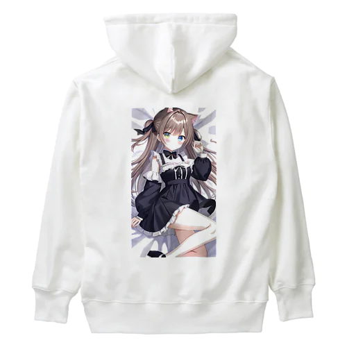 猫耳ゴスロリ美少女 Heavyweight Hoodie