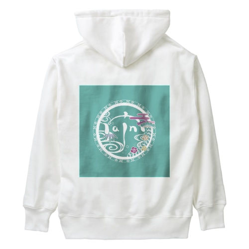 rainロゴ四角 Heavyweight Hoodie