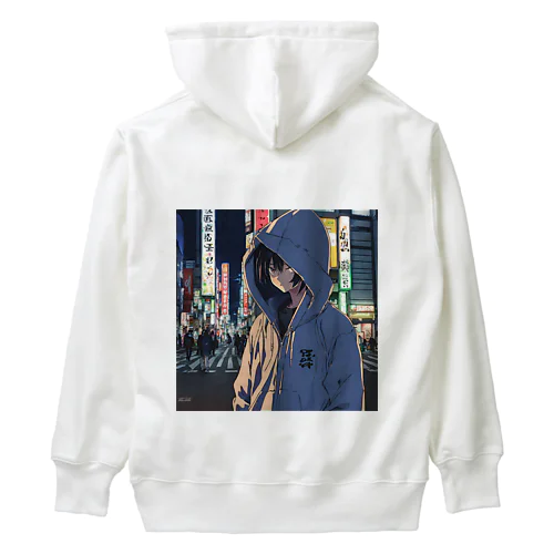 パーカーフードの少女　池袋編 Heavyweight Hoodie