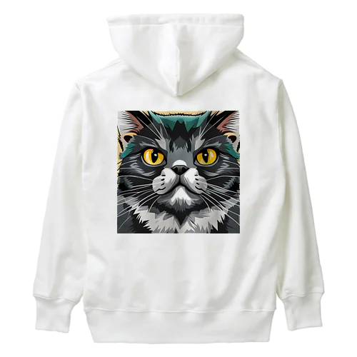 イケてる猫 Heavyweight Hoodie