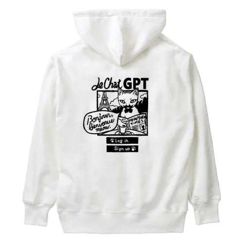 にゃんこGPT(バックプリント) Heavyweight Hoodie