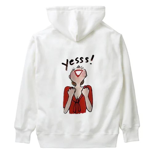 YES! ポジティブWoman Heavyweight Hoodie