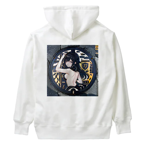 マンホール美女 Heavyweight Hoodie