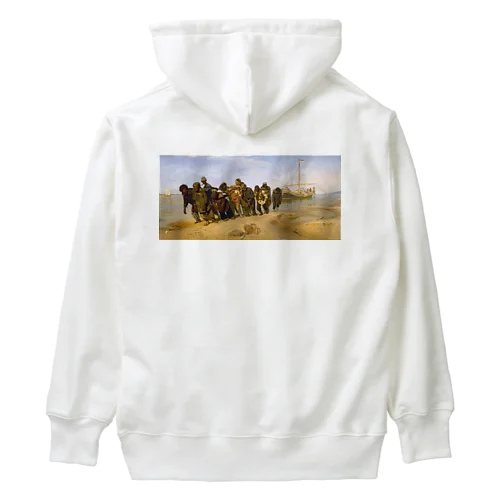 ヴォルガの船曳き / Barge Haulers on the Volga Heavyweight Hoodie