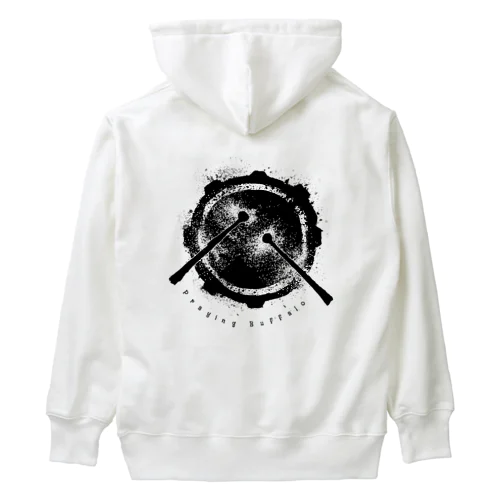 Praying Buffalo Snare Thin Heavyweight Hoodie