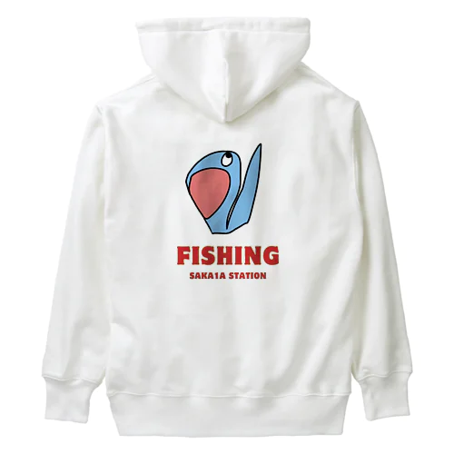 SAKA1A STATION fishing LOGO Heavyweight Hoodie