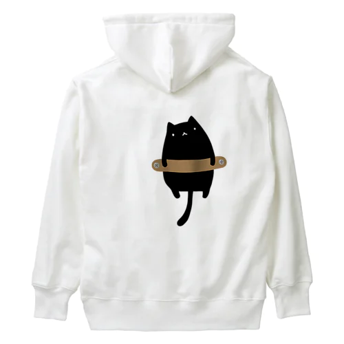 磔の刑に処される猫 Heavyweight Hoodie