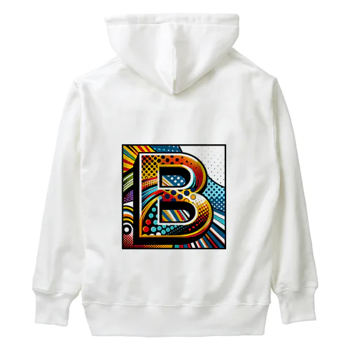 アルファベットのB Heavyweight Hoodie