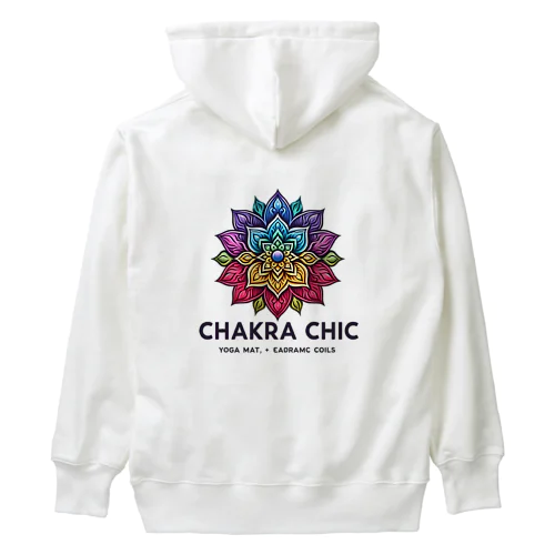 ChakraChic ロゴ Heavyweight Hoodie