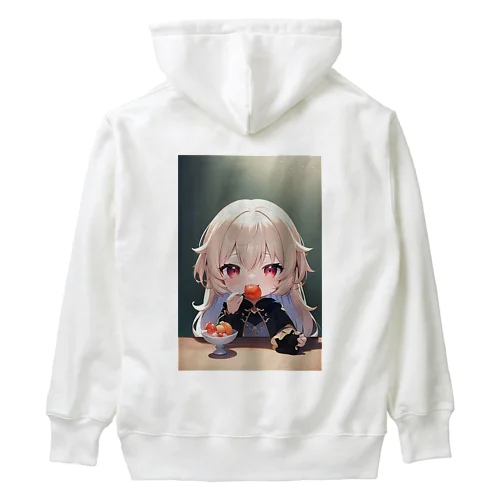 フルーツ食べるかわいい娘 Heavyweight Hoodie