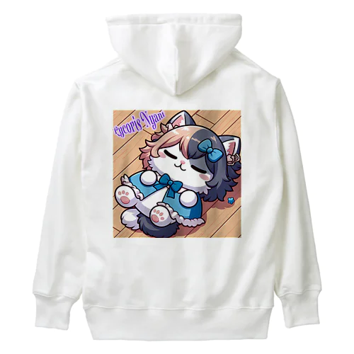 りこりすにゃんと「半々にゃんと」 Heavyweight Hoodie