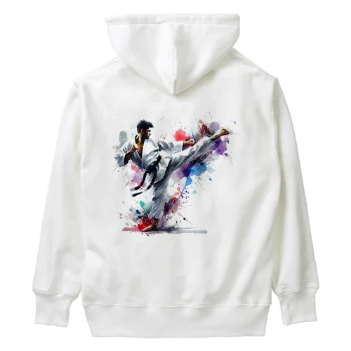 空手道着スタイル Heavyweight Hoodie