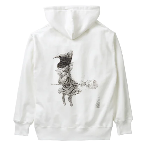 whimsical witch Heavyweight Hoodie