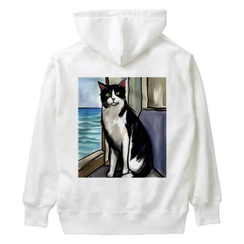 旅する猫 Heavyweight Hoodie