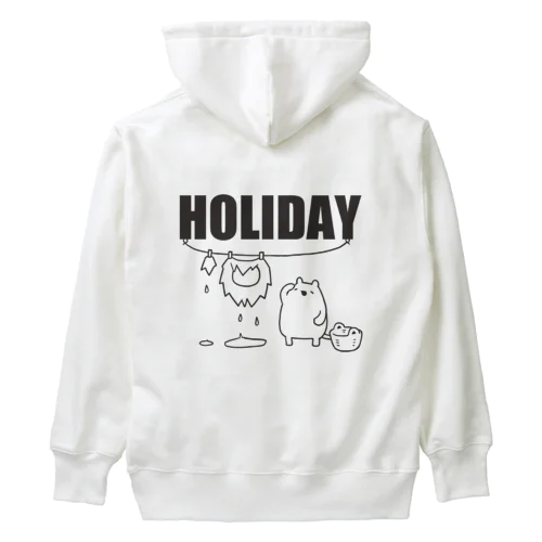 【HOLIDAY】ライオンさんの休日 Heavyweight Hoodie