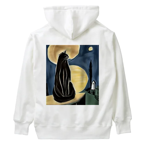 月夜の夜に Heavyweight Hoodie