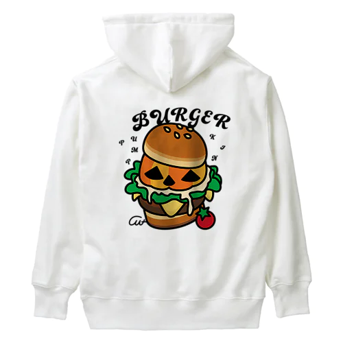 バックプリント　バーガー Heavyweight Hoodie