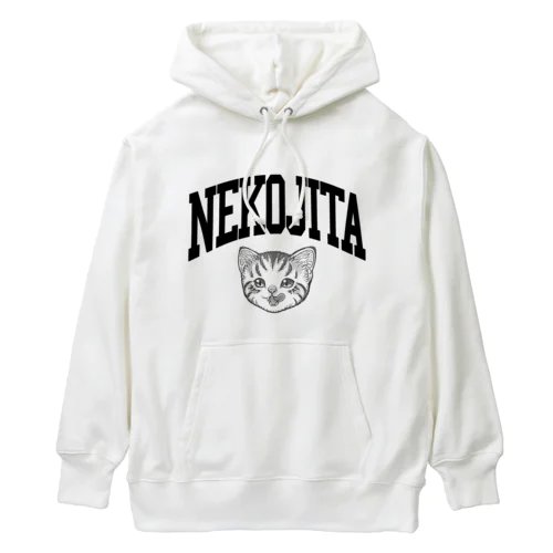 猫舌カミングアウト_グレー Heavyweight Hoodie