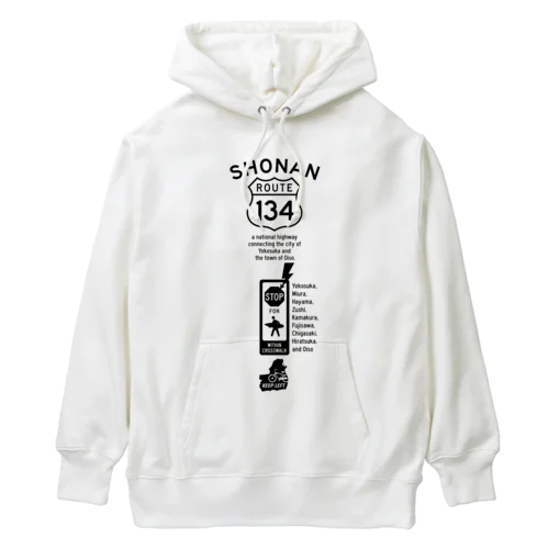 R134_No.001_BK Heavyweight Hoodie