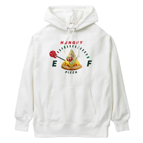 腹ペコゲージ　ピザ　A*Ｌ配置 Heavyweight Hoodie