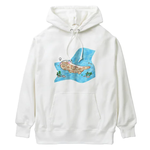 オオサンショウウオのはんざきくん Heavyweight Hoodie