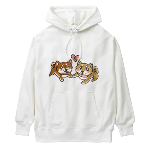 ずっ友柴犬ズ Heavyweight Hoodie