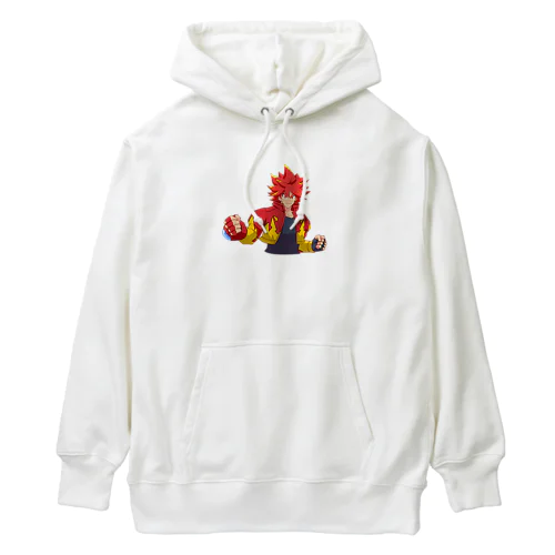 燃えるぜ！熱木正義 Heavyweight Hoodie