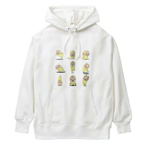 めめたんヨガポーズ（カラー） Heavyweight Hoodie